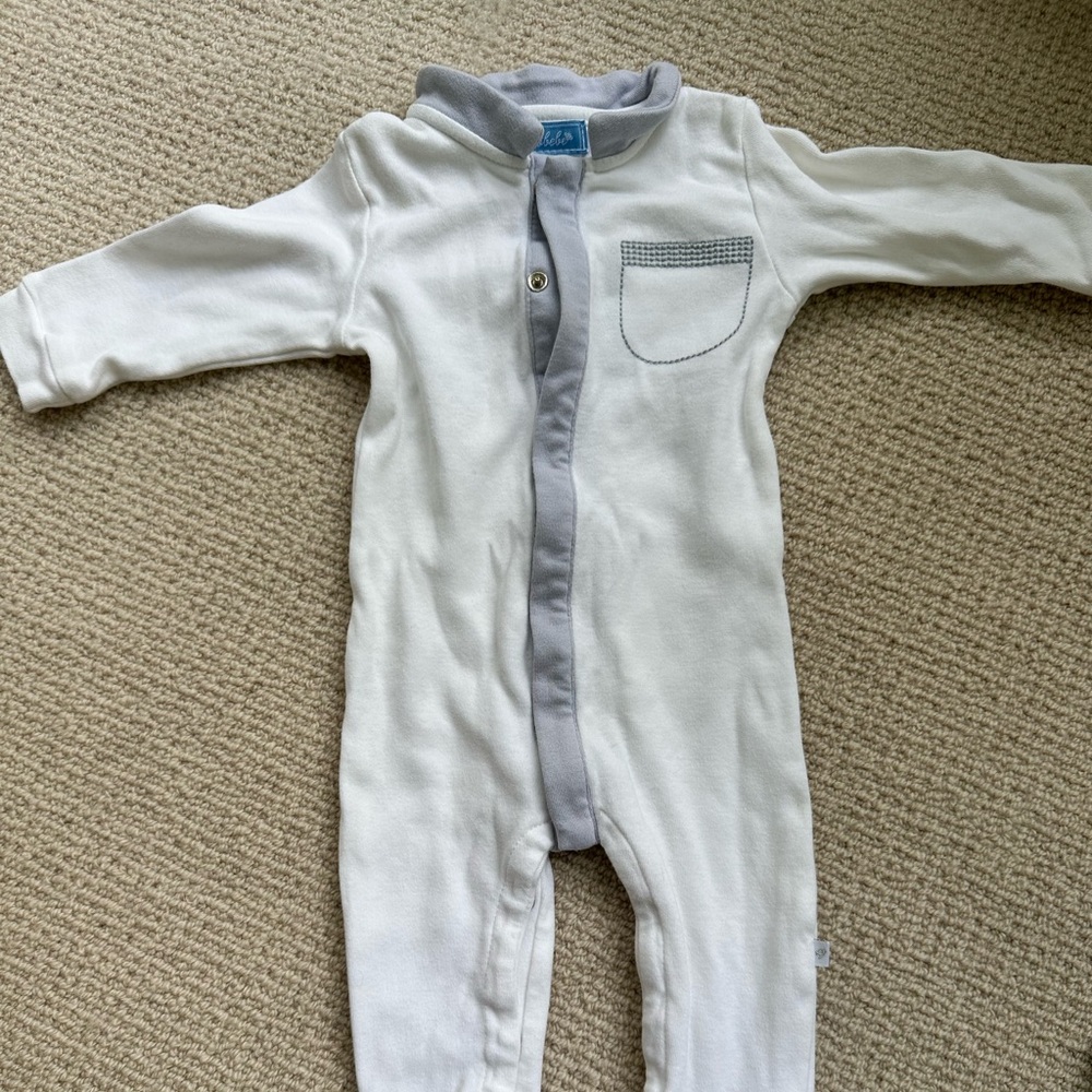 Lovely White Layette One Piece